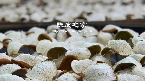 南坦陈皮晾晒示意图