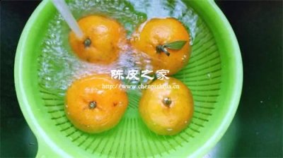 做陈皮的橘子皮要洗吗