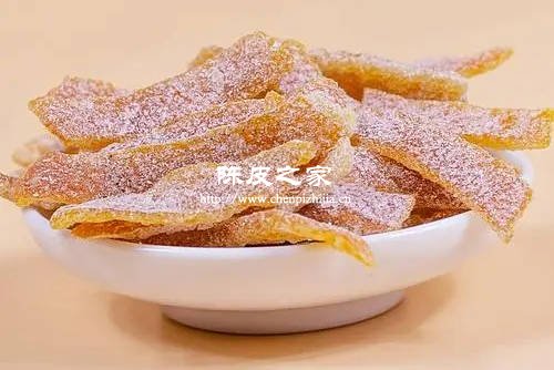 盐津陈皮条的制作方法