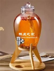 泡过酒的玻璃罐可以装陈皮吗