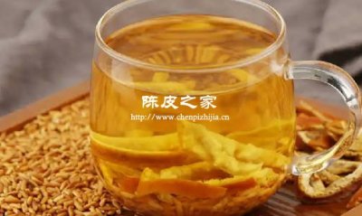 炒米加陈皮煮水可以天天喝吗