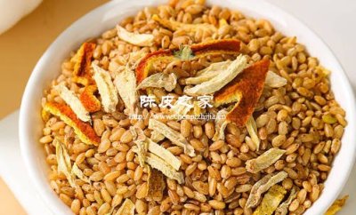 大米炒陈皮泡水喝有什么用