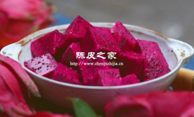 喝陈皮水同时吃火龙果可以吗