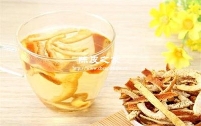 陈皮泡几次水就喝不成了