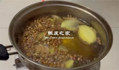 花椒陈皮生姜煮水喝的功效