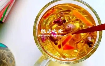 陈皮可以和金银花泡水能天天喝吗