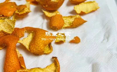 陈皮自己晒干的一样有效果吗