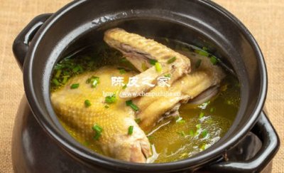 炖母鸡放陈皮和甘草片好的嘛