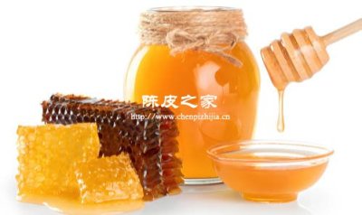 陈皮能跟蜂蜜一起泡水喝吗