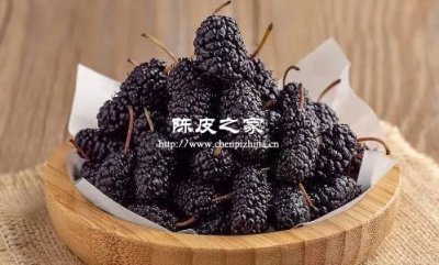 陈皮桑葚枸杞水的功效与作用