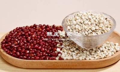 红豆薏米陈皮水有什么功效