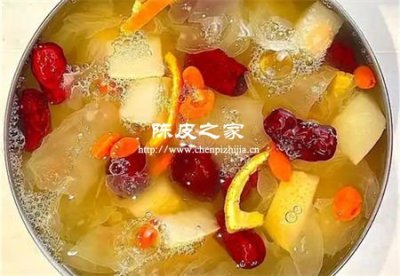 煮陈皮雪梨是冷水下锅还是开水