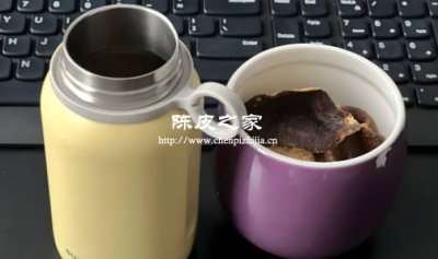 陈皮泡水放保温杯半天还能喝吗