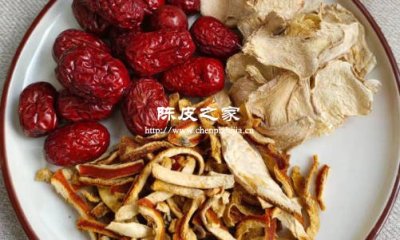 干姜红枣陈皮泡水饮的功效