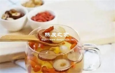 陈皮桂圆枸杞能一起泡水喝吗