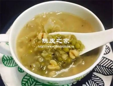夏天煮绿豆汤加一片陈皮可以吗？