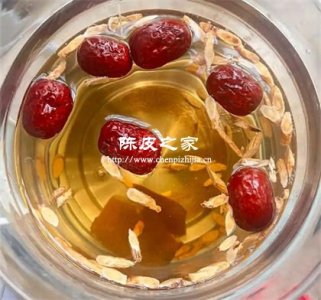 陈皮和大枣一起煮水喝的功效