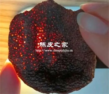 如何用手机上的手电筒鉴别真假陈皮?